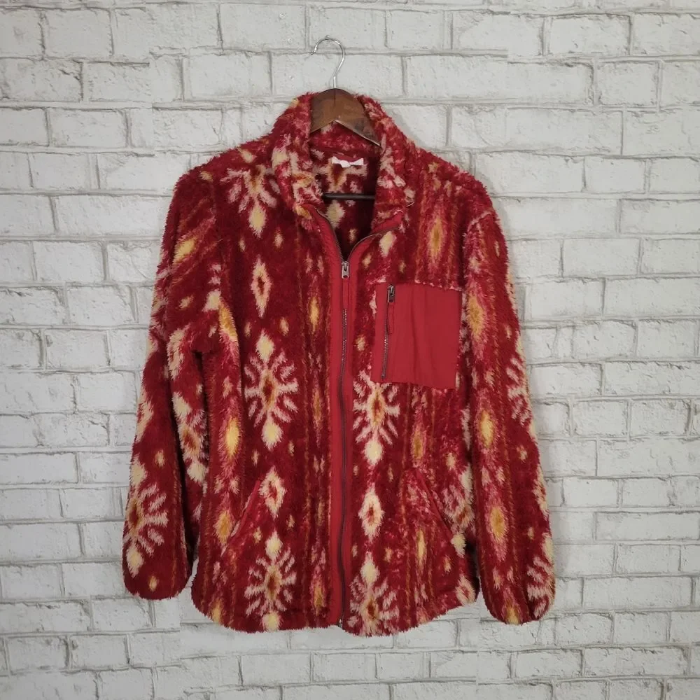 Maurices printed cozy jacket